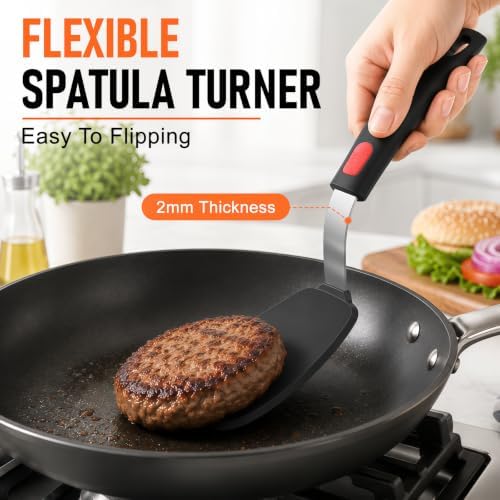 4Pcs Silicone Spatula Turner Set