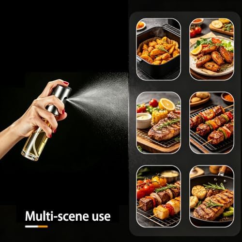 2 Pack Glass Olive Oil Sprayer Bottles for Cooking