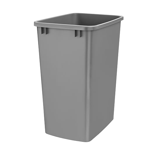 Rev-A-Shelf 35 qt. Silver Polymer Replacement Waste Container Pullouts by Rev-A-Shelf