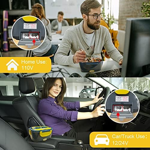 Cordless Heated Lunch Box with Automatic Heating