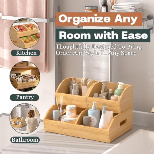 Potato and Onion Storage Bin, Stackable Pantry Organizers for Kitchen