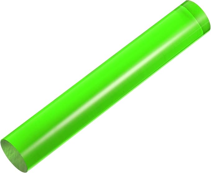 HARFINGTON Acrylic Clay Roller 6 Inch x 1 Inch Solid Non-Stick Plastic Round - Image 3