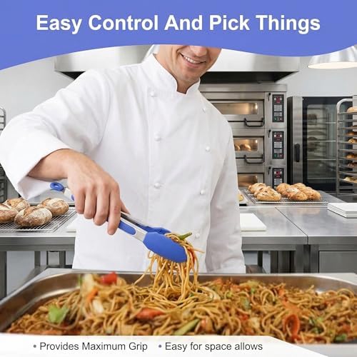 12 Pack 7 Inch Kitchen Tongs