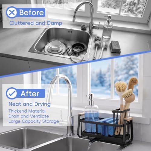 304 Stainless Steel Self-Draining Sink Caddy