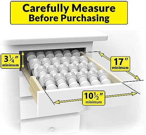LYNK PROFESSIONAL® Spice Drawer Organizer - Heavy Gauge Steel 4 Tier