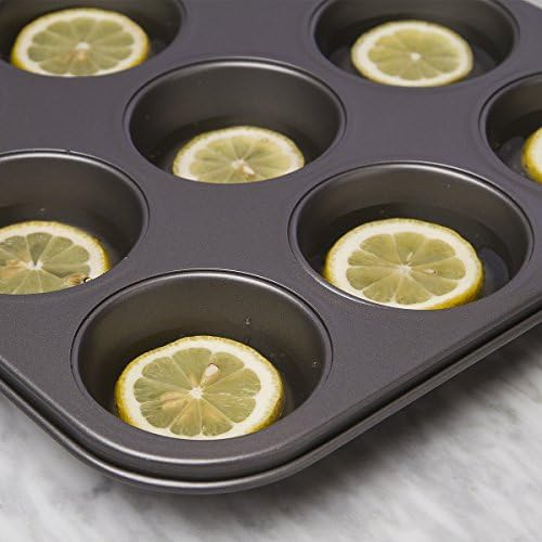 Ecolution Bakeins 12 Cup Muffin and Cupcake Pan – PFOA, BPA, and PTFE