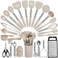 Fyvva 35 Pcs Silicone Kitchen Utensils Set
