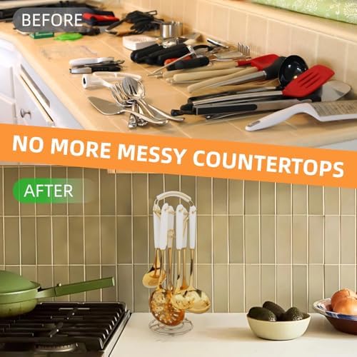 Novellus 7-Piece Gold Kitchen Utensil Set