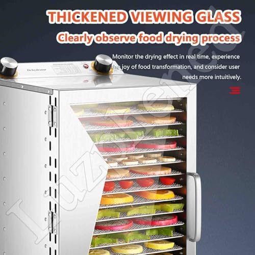 Commercial Food Dryer Machine, 18 Stainless Steel Trays