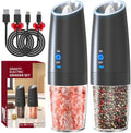 RECHARGEABLE - Gravity Electric Pepper and Salt Grinder Set