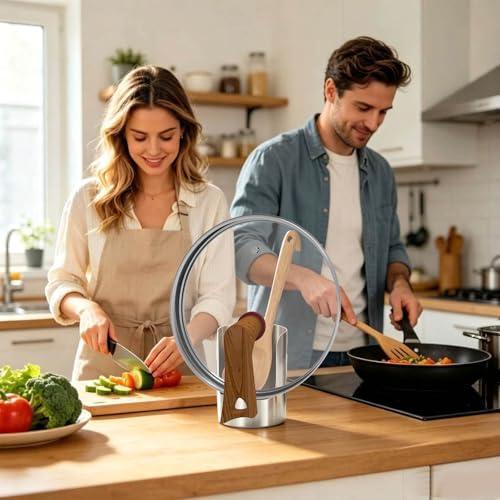 Spoon and Lid Rest for Stove Top, Multi-functional Kitchen Utensil