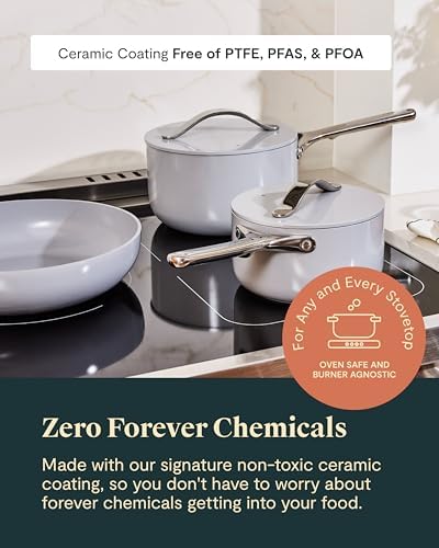Caraway 12-Piece Non-Stick Ceramic Cookware Set
