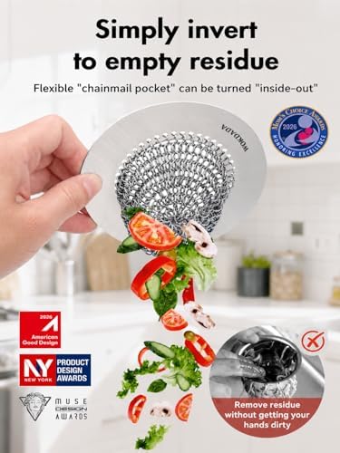 2-Pack Reversible Kitchen Sink Drain Strainers