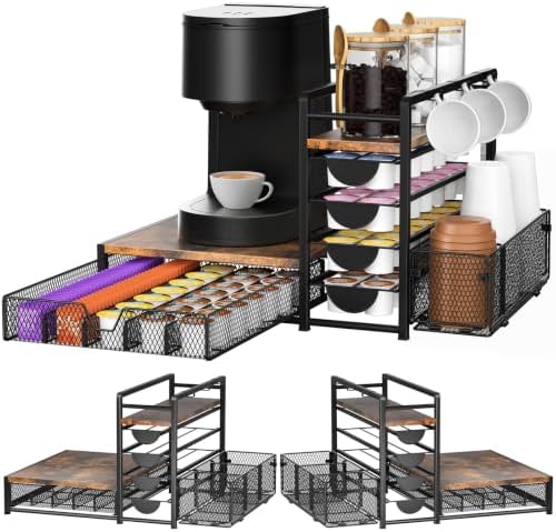 Coffee Station Organizer, 90 K-Cup Capacity
