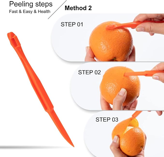 Carrot Peelers, Kitchen Vegetable Peeler Set, Including orange peeler, Corn - Image 7
