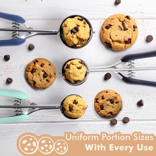 Cookie Scoop set, Cookie Scoops for Baking Set of 3, Size #60/ #40