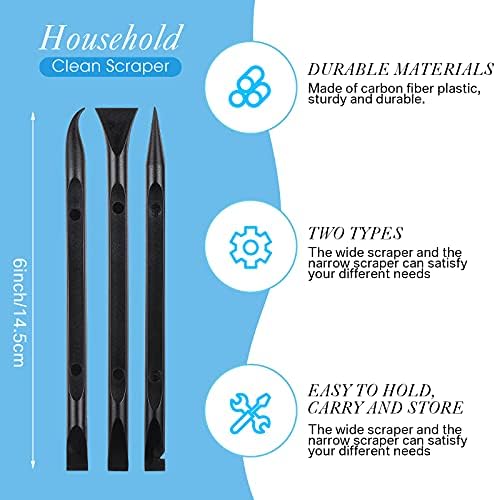 Honoson Cleaning Scraper Picks, 9 Pcs, Black