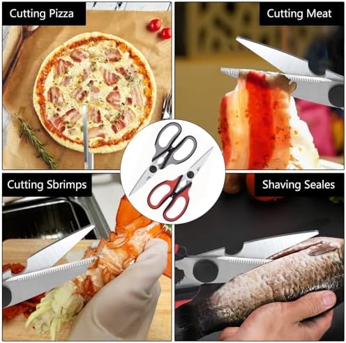 Left Handed Scissors Kitchen Shears, Meat Scissors Poultry Shears