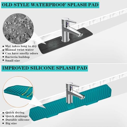 30 Inch Sink Splash Guard, Large Size Kitchen Sink Splash Guard