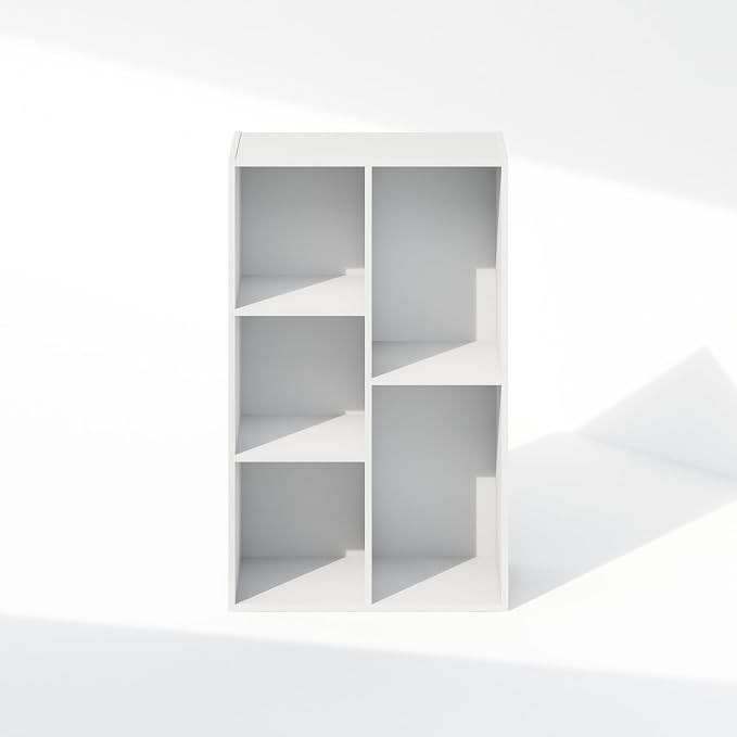 Furinno Reed Closet Organizers and Storage, 5-Cube Reversible Closet Shelves - Image 8