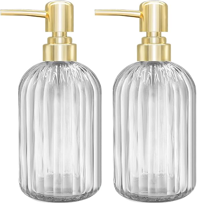 Soap Dispenser - 2 Pack 14 Oz Kitchen Soap Dispenser by GCCL