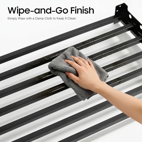 23.6 x 13.8 Inch Stainless Steel Microwave Wall Shelf