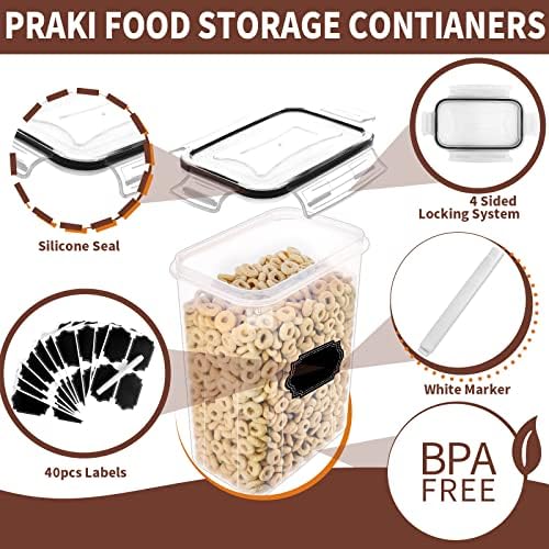 PRAKI Airtight Food Storage Containers, 24 PCS