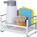 HULISEN Kitchen Sponge Holder, 304 Stainless Steel, Silver