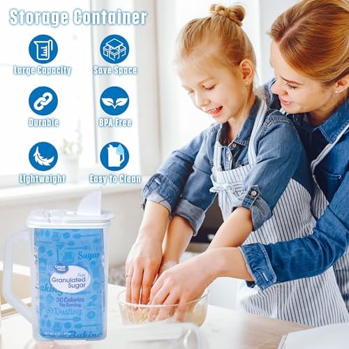 Buddeez Kitchen Pantry Container with Easy Grip Handle