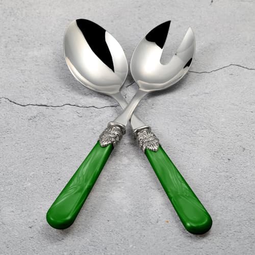 2-piece Salad Servers Stainless Steel Salad Serving Set Salad Fork and
