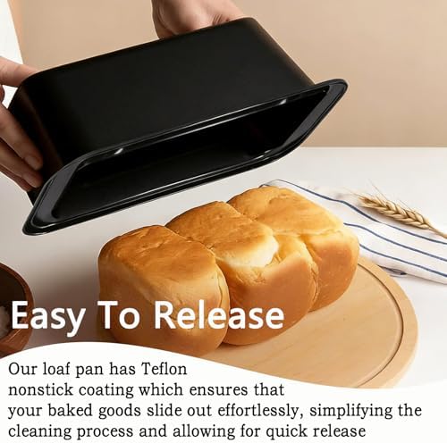 QTLCOHD 6 Pack 8" x 4" Loaf Pan for Baking Homemade Bread
