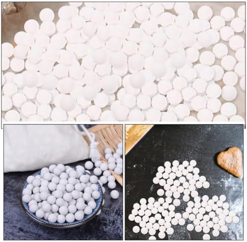 Reusable Baking Beans for Pies and Tarts, 800g White Clay Bottle