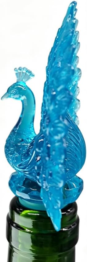Silicone Wine Bottle Stopper Peacock Creative Wine Beverage Bottle