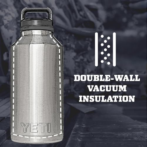 YETI Rambler 64 oz Bottle, Vacuum Insulated, Leakproof, Stainless