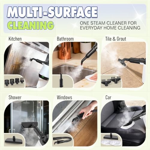 Handheld Steam Cleaner with 13 Accessories