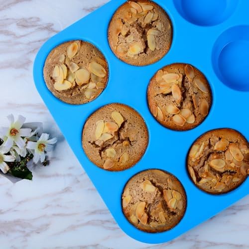 CAKETIME Silicone Muffin Pan - Cupcake Pan, Mini Loaf Pan Silicone