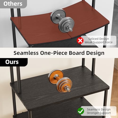 SUPERLELE 4-Tier Baker's Rack with Power Outlets