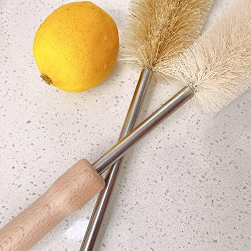 24 inch Extra Long Brush, Elbow Bristle, with Beech Wood Handle