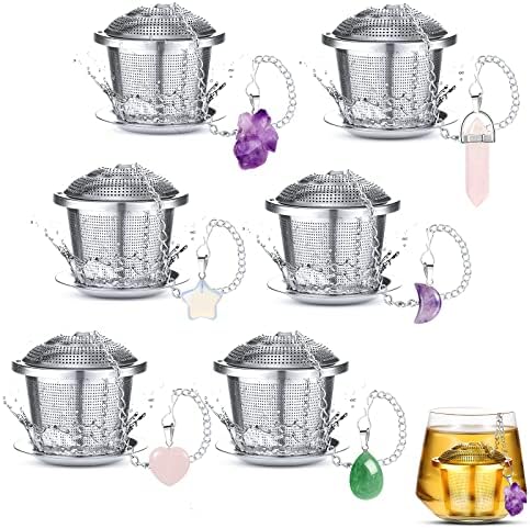 Vesici 6 Sets Tea Infusers Strainers for Loose Tea 2 inch, Elegant