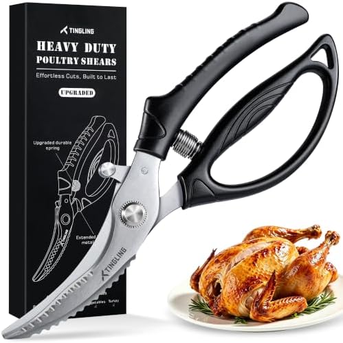 Poultry Shears Heavy Duty for Meat: Easy to Spatchcocking Kitchen
