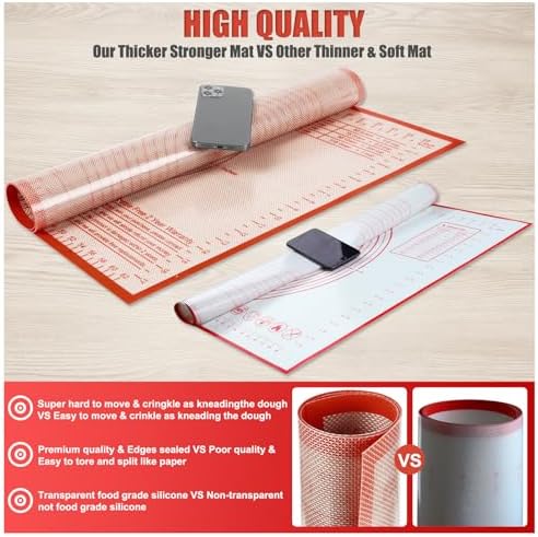 Silicone Pastry Mat, 36x24 Inch