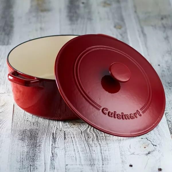 Cuisinart Chef's Classic Enameled Cast Iron Round Covered Casserole - Image 2