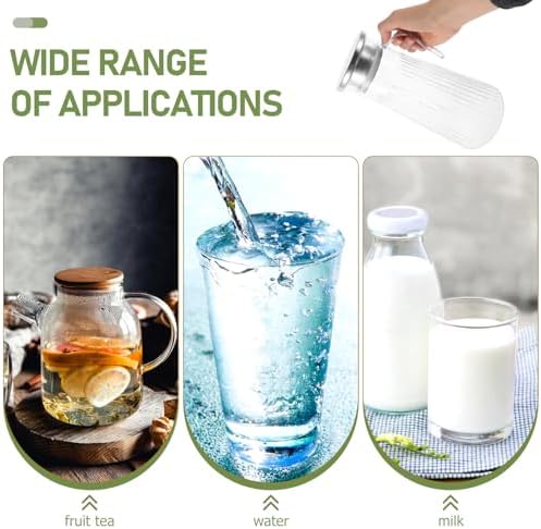 Lid, Stainless Steel Handle Acrylic Water Pitcher 1.5l