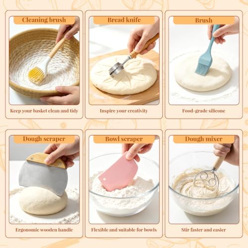Sourdough Bread Baking Kit with Proofing Basket
