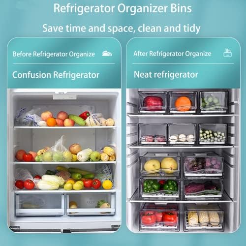 Diskary Fridge Organizer, 2 Drawers, Large