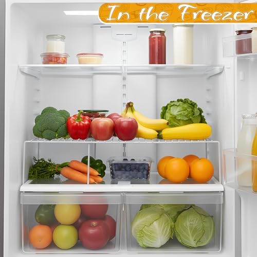 Kitchen Cabinet Expandable Shelf Organizers Set of 2, Adjustable Metal