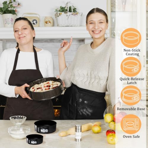 179pcs Cake Decorating Supplies with 4 Springform Pans Cake Pan Baking