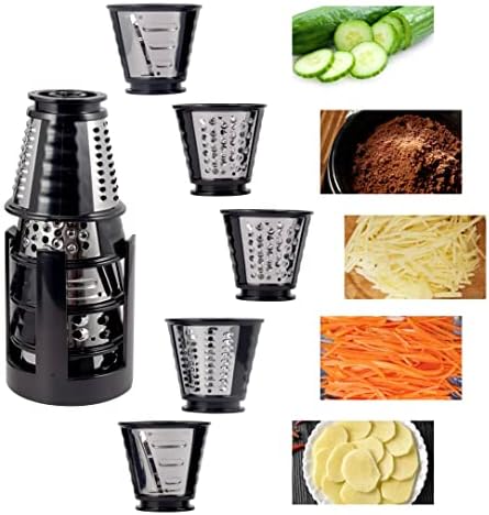 Electric Cheese Grater and Slicer with 5 Attachments