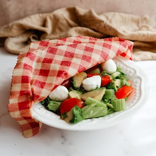 Reusable Beeswax Food Wraps, Plastic Wrap Alternative