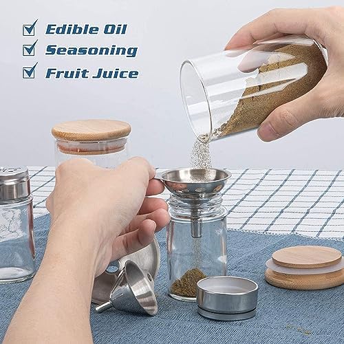 INF 3 Pieces Stainless Steel Funnel Set, Food Grade Mini Funnels for